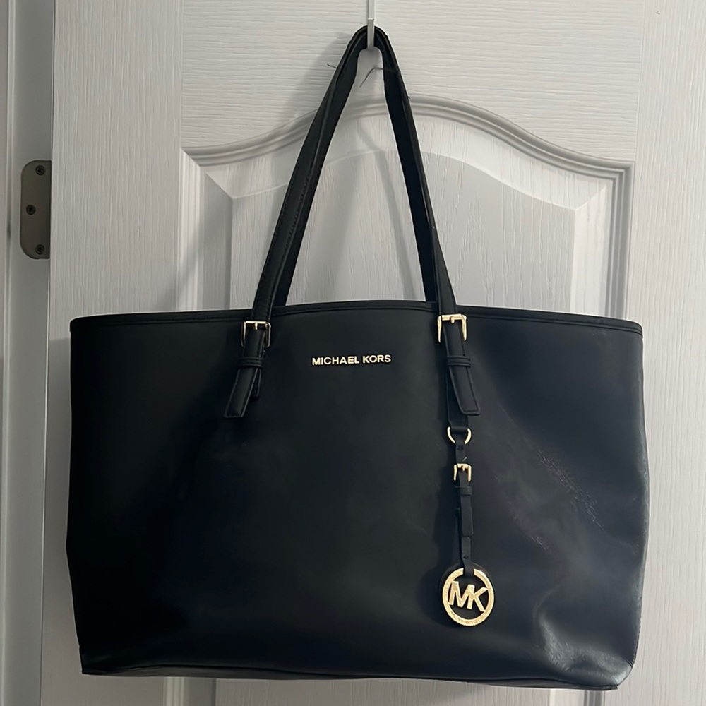 MK black tote